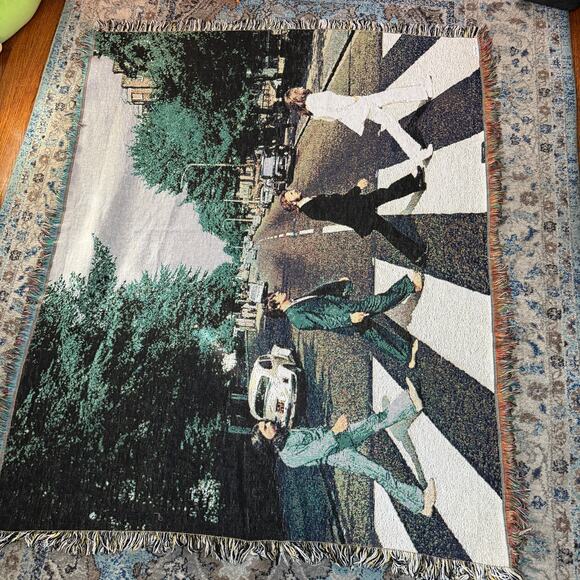 no brand Other - beetles abbey road throw